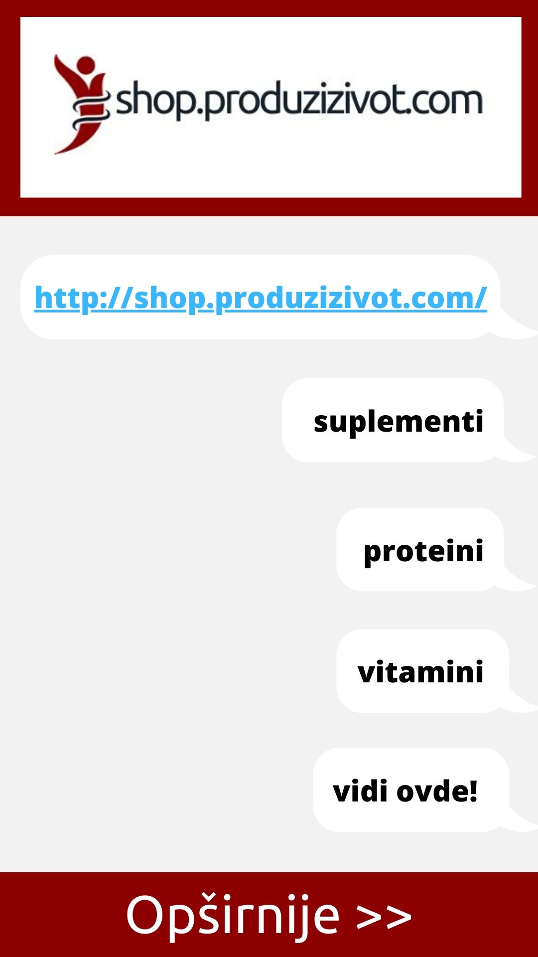 shop.produzizivot vertikalni baner