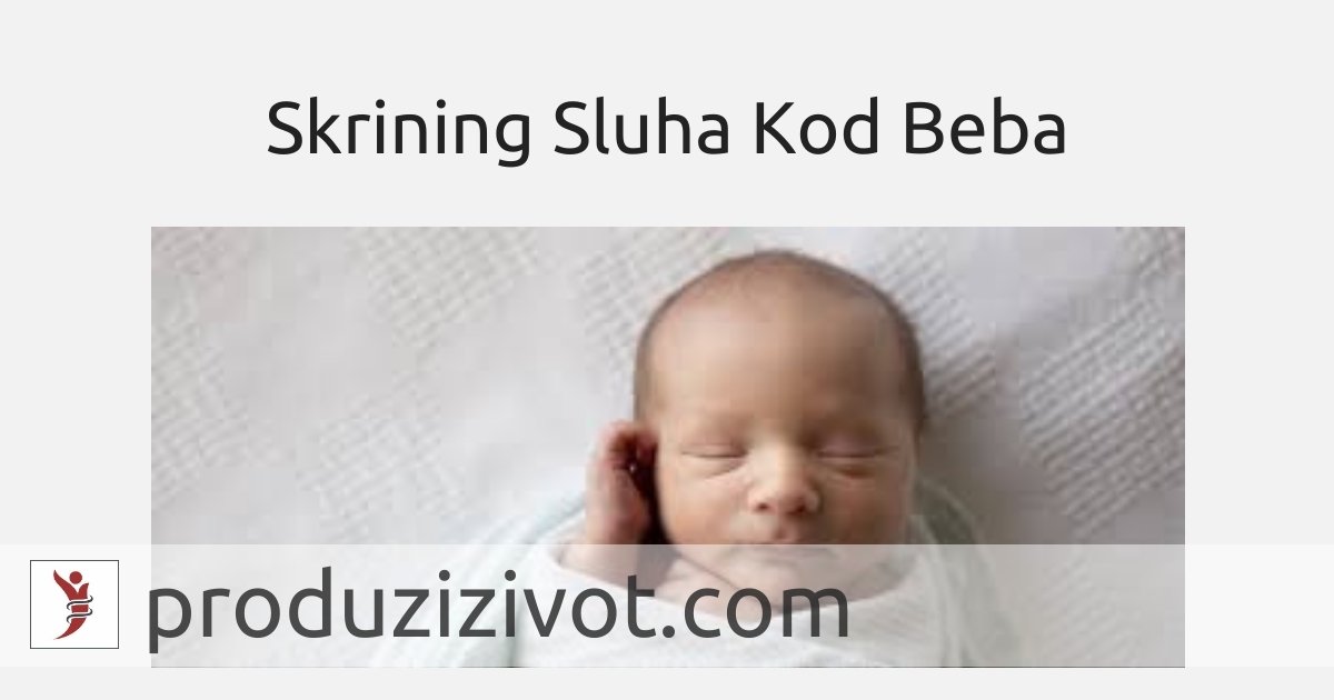 Skrining Sluha Kod Beba; FOTO: https://www.bellababyphotography.com/